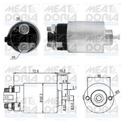 Solenoid Switch, starter